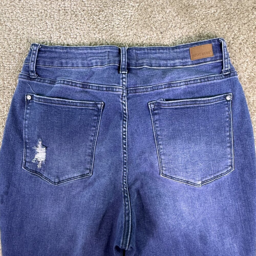 Judy Blue Los Angeles Skinny Fit Jeans Womens Size 18W Blue Denim 32x26 F131 - Picture 9 of 14